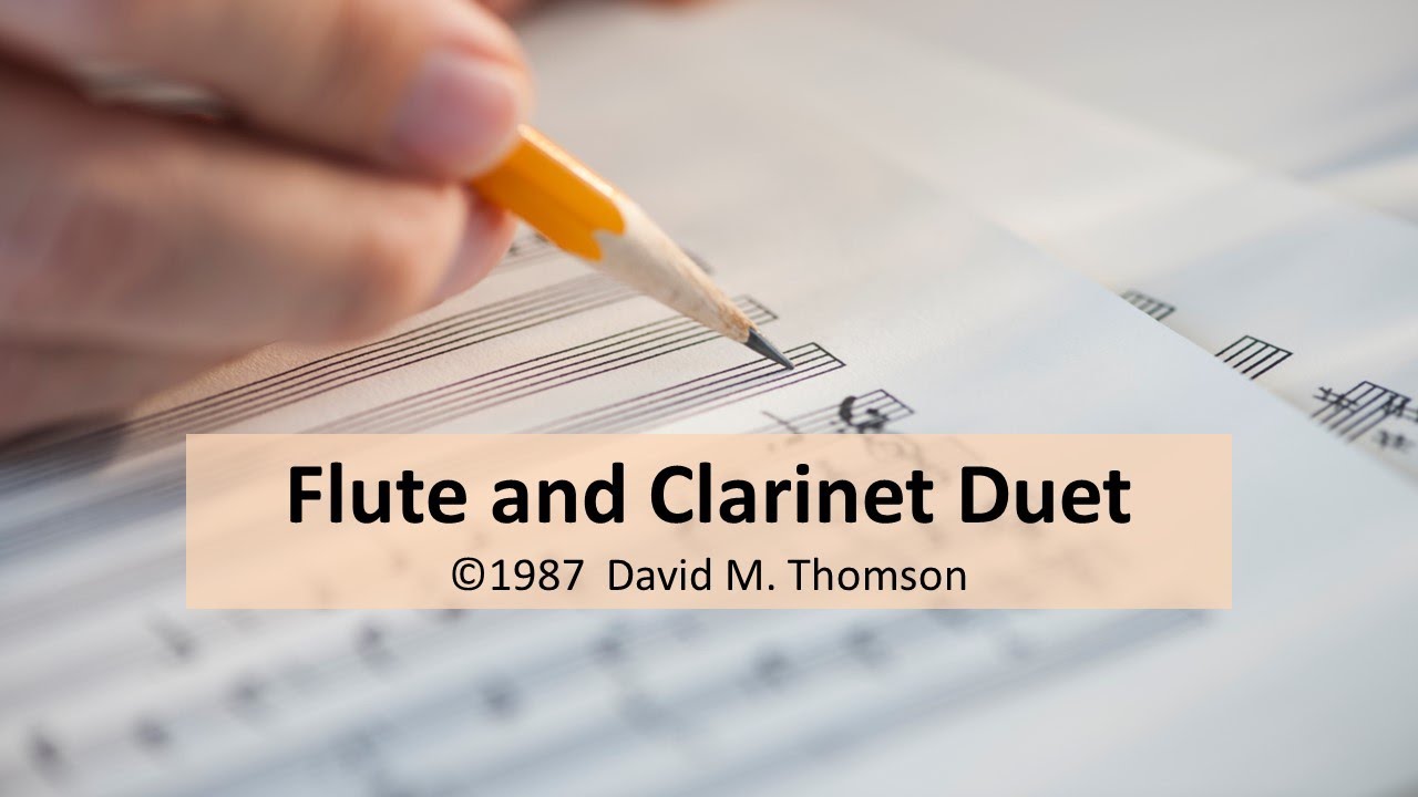 Flute and Clarinet Duet - YouTube