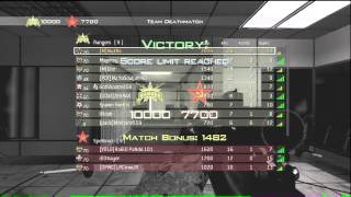 INSANE 5 MAN KILLCAM WITH THE BARRETT MW2!