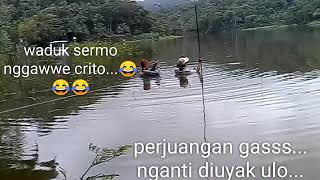 detik detik mancing nyobok dikejar ular cobra!!!