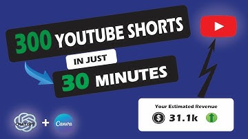 How to Generate 300 Youtube Shorts in 30 Minutes for free || Make many shorts in short time