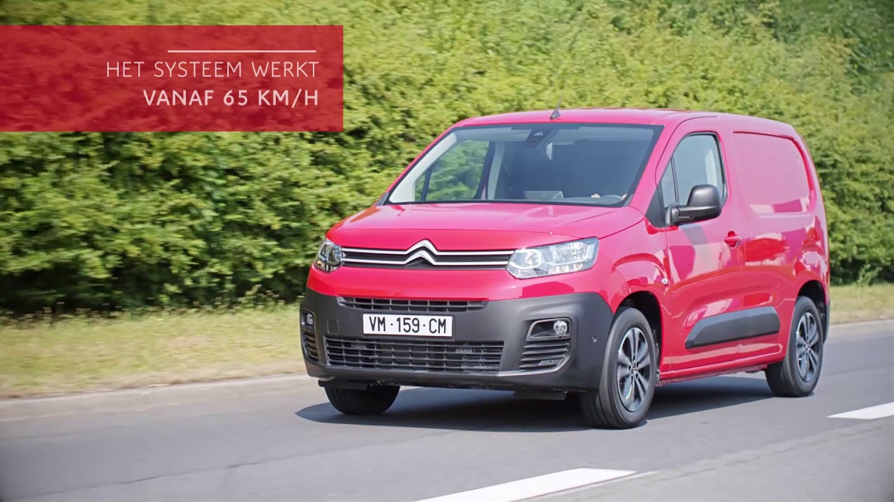 Citroën Berlingo Van Active Lane Departure Warning System YouTube