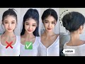 Before &amp; After Hairstyle Tutorial Top Ponytail &amp; Top Bun Hairstyle Tutorial