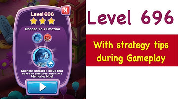 Inside Out Thought Bubbles - Level 696 - Tips and Strategy Gameplay Walkthrough No Boosters