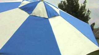 California Umbrella 9 Ft Designer Patio Umbrella Product Review Video Youtube