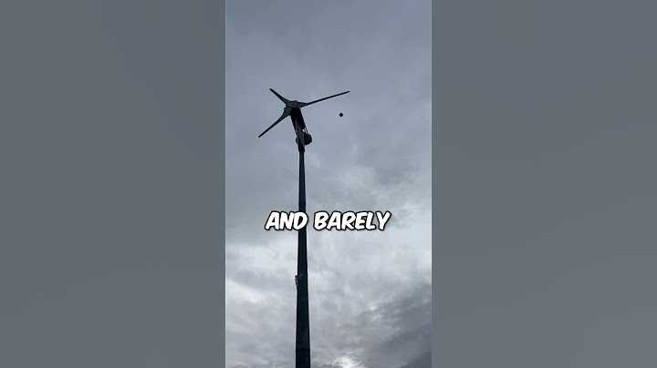 Their ball hit a turbine and this happened 😱