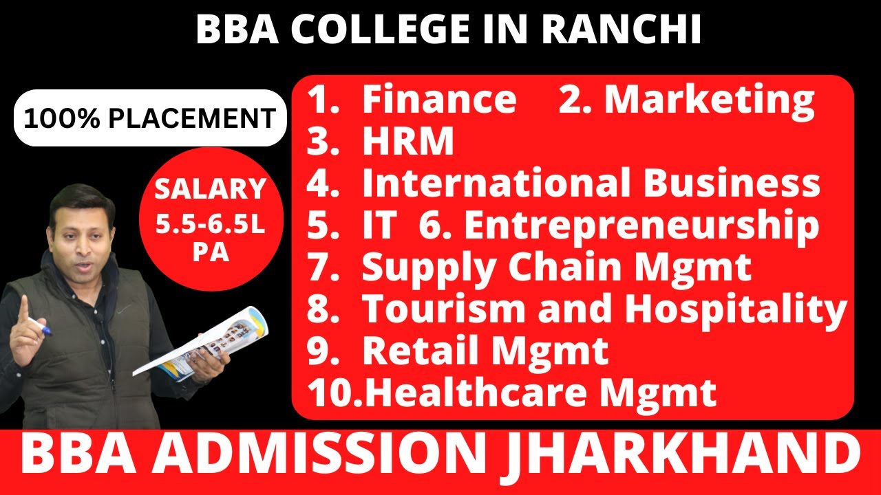 BBA COLLEGE IN RANCHI | ADMISSION PROCESS | PLACEMENTS