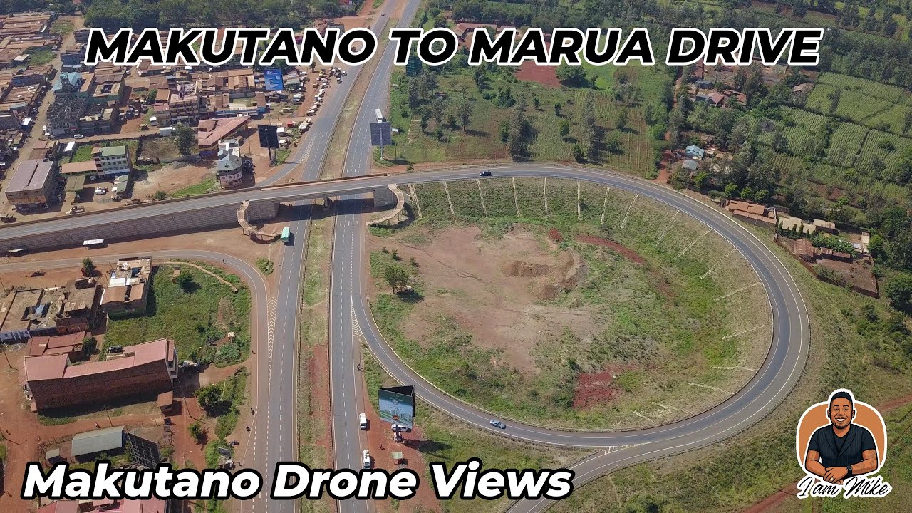 Makutano to Marua Drive | Drone Views at Makutano Junction