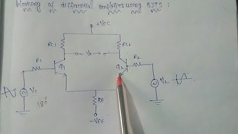 Differential amplifier in Telugu video