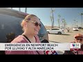 Declaran emergencia en Newport Beach por el alto oleaje y la posibilidad de inundaciones costeras