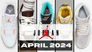 AIR JORDAN Sneaker Release in April 2024
