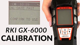 RKI GX-6000 Calibration screenshot 2