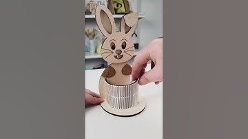 #diy some #eggholder for #easterdecor using our #crealityfalcon2pro 40W! #crealityfalcon #easteregg