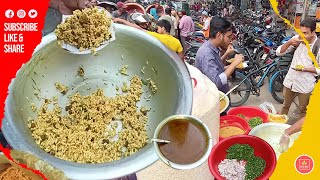 Masala jhal muri street food maker in Dhaka Newmarket #bdfood