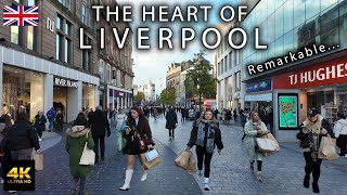 City Center of Liverpool | Merseyside UK 🇬🇧 Walking Tour