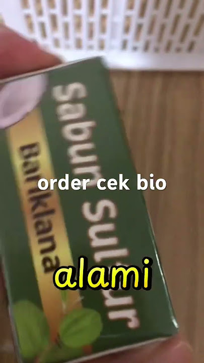 sabun sulfur bariklana no 50 di sopi  lilyherbal_halwey #sabungatal #eksim #biduran #gatalkulit