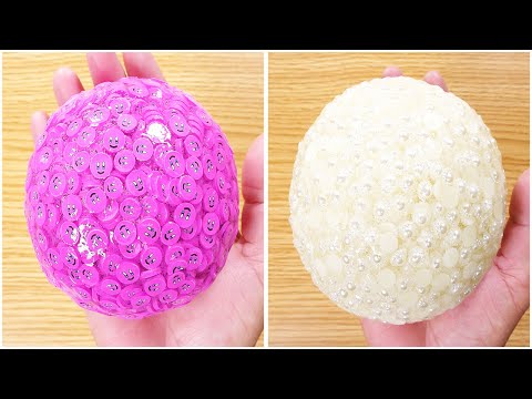 【DIY】神音級！2種類の入れすぎスライム作ってみた【slime ASMR】