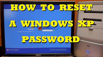 How to Reset a Password in Windows XP