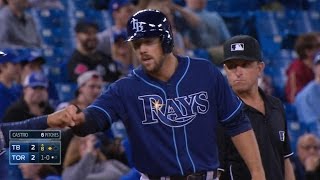 4/14/15: Souza Jr.'s homer, SB propel Rays' win