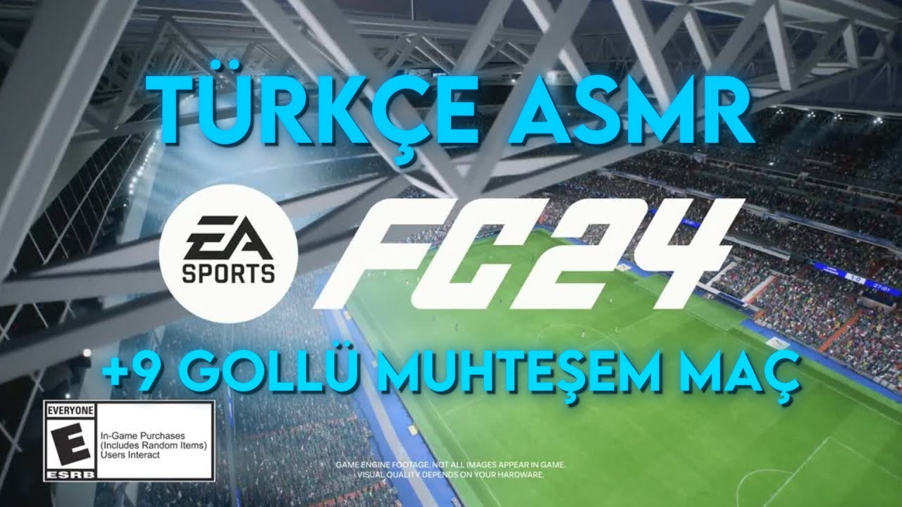 Türkçe FC 24 ASMR | +9 Gol | Oyun ASMR | Türkçe ASMR | #türkçeasmr