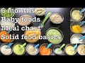 Baby Food Recipes For 6 Months | Fruit and Vegetable Purees | Porridges | Stage 1 Homemade BabyFood
