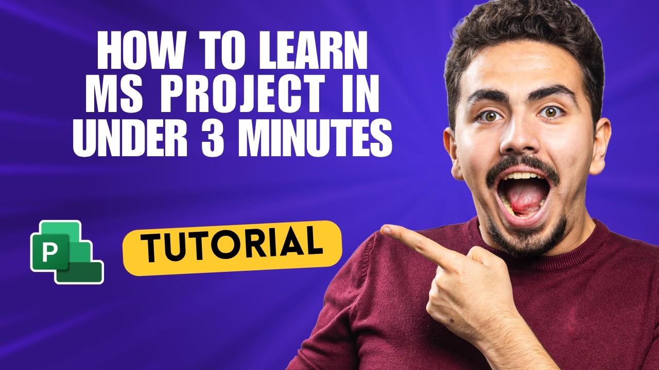 How to Learn Microsoft Project in Under 3 Minutes [2026 Full Guide ...