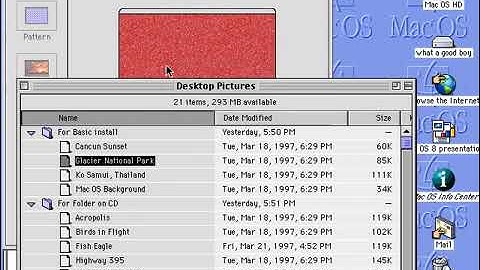 Apple Macintosh Mac OS 8 • Desktop (1996)