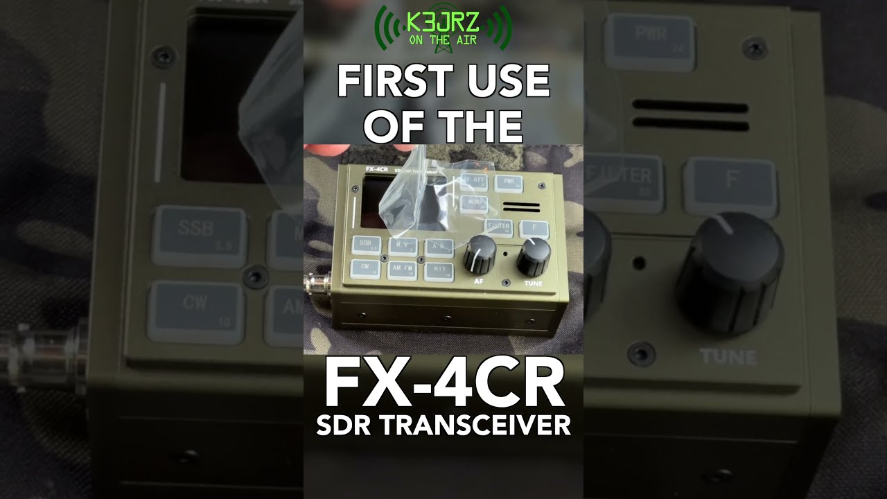 First Use Of The FX 4CR Shorts Amateurradio Pota