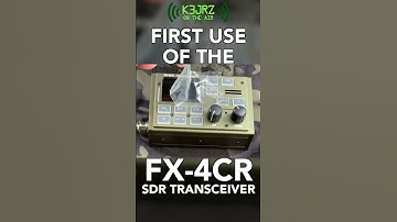 First Use of The FX 4CR #shorts #amateurradio #pota