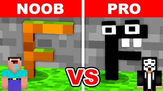 NOOB vs PRO: TINY ALPHABET LORE Build Challenge!