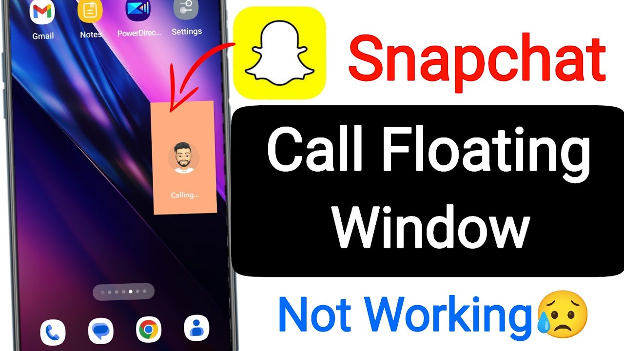 Snapchat Float How to Fix Snapchat Call Floating Window Not Working || Snapchat ...