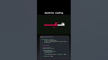 Deadline Loading Bar #trending #coding #htmlcss #webdev #shorts #shortsfeed #javascript #webdesign