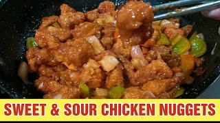 SWEET & SOUR CHICKEN NUGGETS | Quick Easy Recipe  #chickennuggets #sweetandsour #icancookchallenge