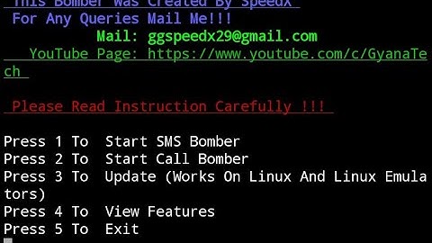 how  sms bombing attack in termux without root |