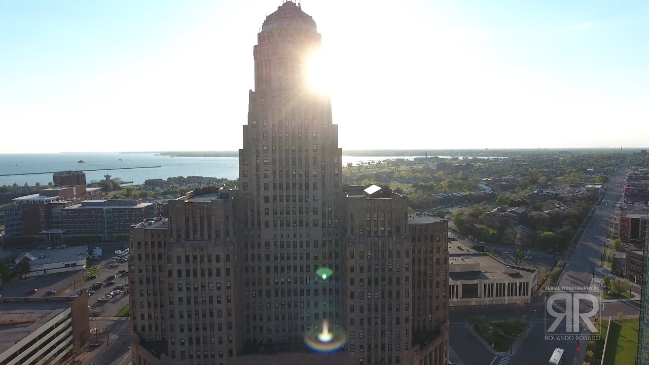 Buffalo City Hall 4K Aerials YouTube