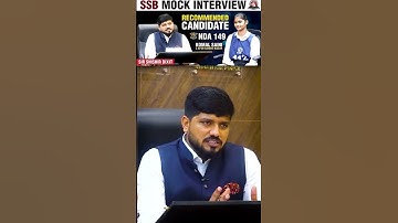 SSB Mock Interview of NDA-149 Recommended Girl Komal Saini by shishir sir #ssbinterviewmotivation