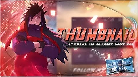 How To Make Thumbnail Like Pro | Alight Motion/Node Video Tutorial |  Amv Edit Tutorial!