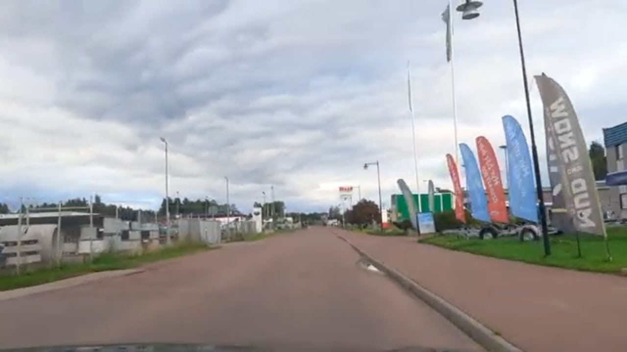 Driving in Mora City. Home of 