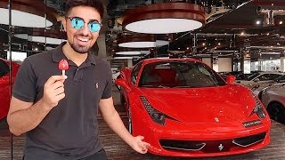 Taking delivery of my ferrari 458 !!!