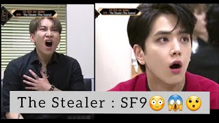 Groups reaction to SF9 performing The Stealer (Original: The Boyz) || Mnet KINGDOM