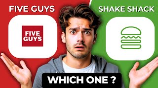 Five Guys vs Shake Shack Comparison | Best Burger Chain 2026
