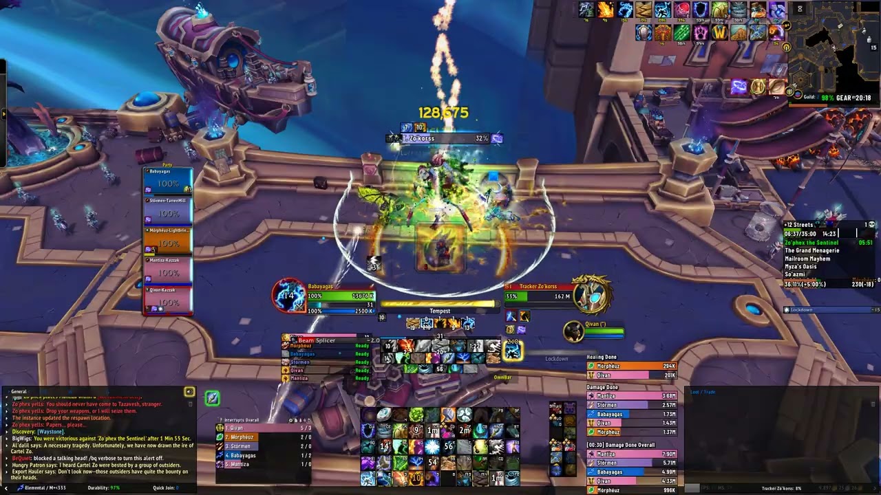 Elemental Shaman - Tazavesh Streets of Wonder +12 -Season 3 TWW 11.2