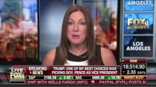 Speaking Styles of Trump vs. Hillary - Leslie Marshall on Varney & Co. 7/22/16