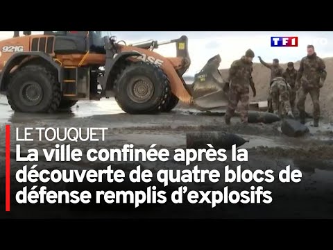 Opération déminage : la ville du Touquet confinée