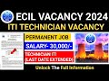 iti new vacancy 2024, iti vacancy 2024, ecil recruitment 2024 apply online, ecil recruitment 2024