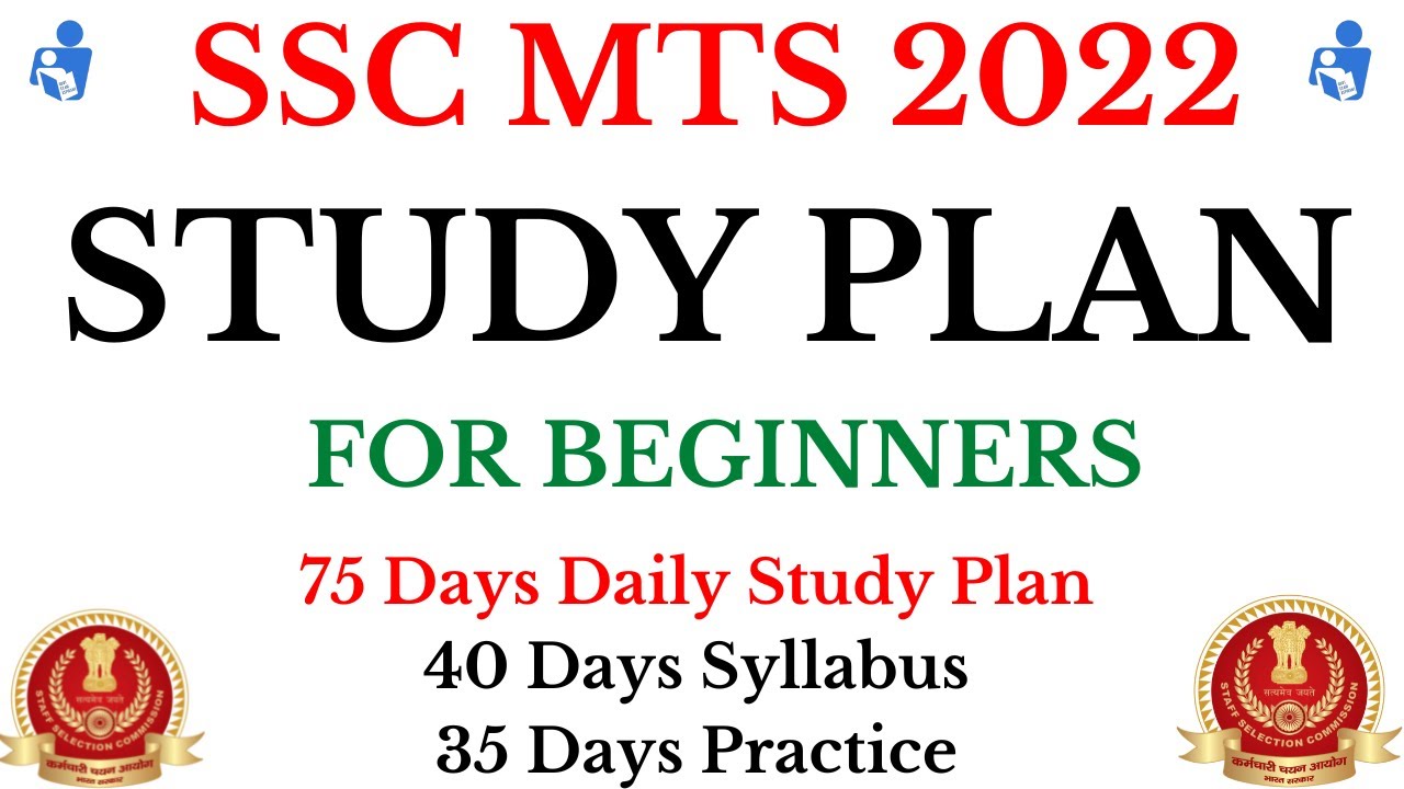 Beginners Study Plan For SSC MTS 2022 in Tamil | First Attempt Exam ...