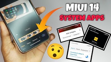 MIUI 14 System Apps Install - New Features | App Vault,Gallery,Clock,Poco strore | No root 🔥