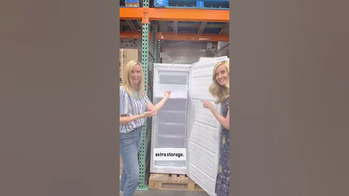 How great is this freezer for $300 at Costco! #costco #costcofinds #freezer #appliances #storage