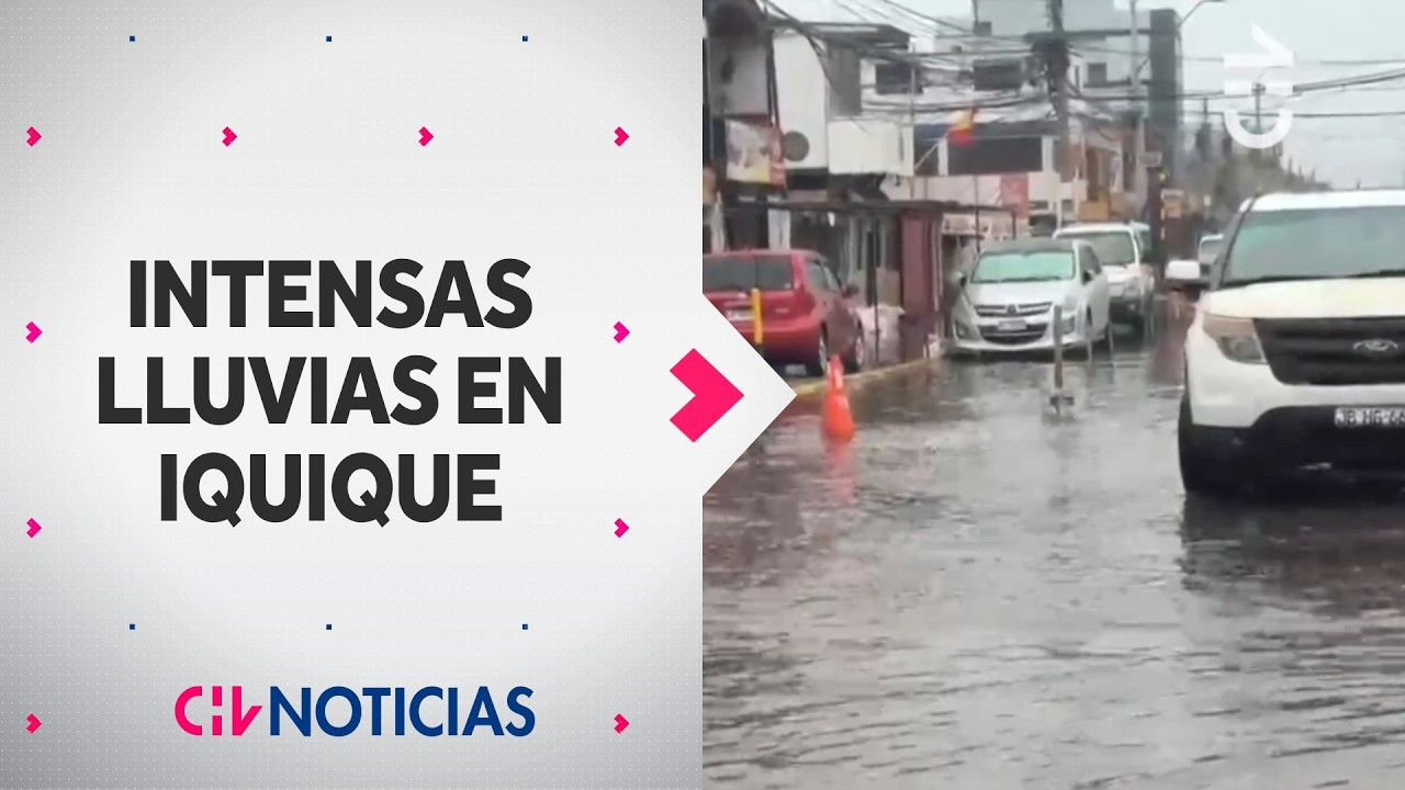 En un día llovió todo lo que cae en 11 años en Iquique: Las consecuencias que dejó el temporal