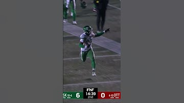 BROOKS JR PICK-SIX TD #cflfootball #football