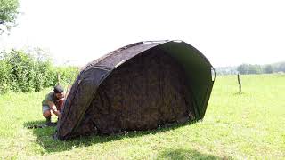 Tente De Pêche Bivvy MK Fort Knox 2.0 Pro Dome - Camouflage, 3-4 Places